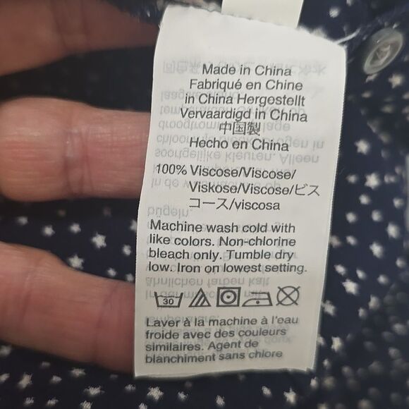 J. Crew | Short Sleeve Button-Up Peplum Top EUC M - Picture 10 of 10